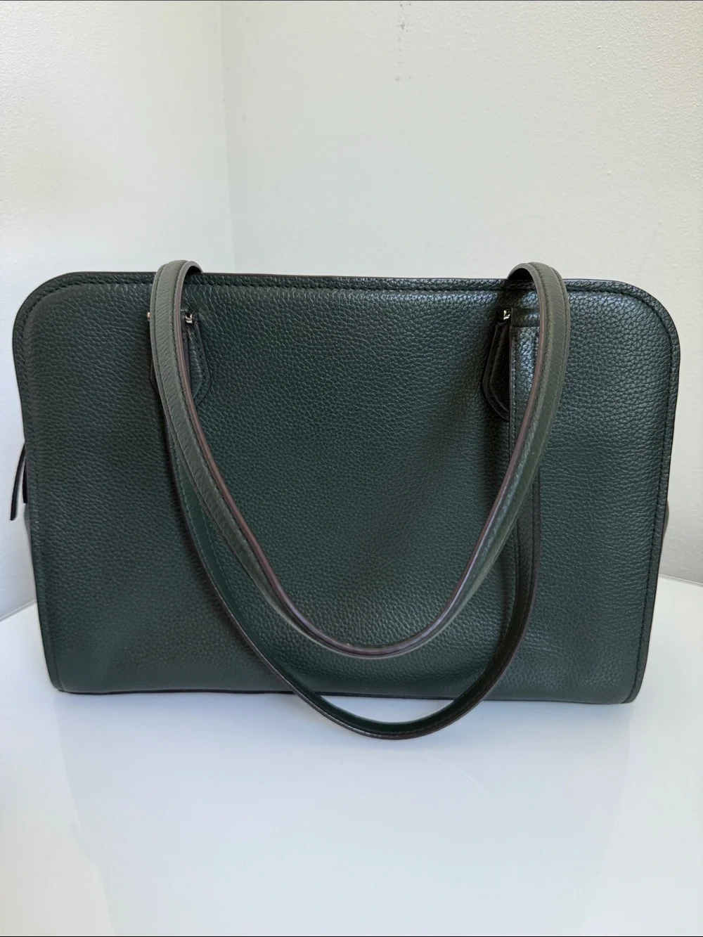 Kate Spade New York Polly Large Work Tote in Deep Evergreen Excellent Condition!